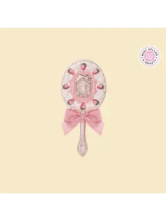 Strawberry Cupid Hand Mirror Pink