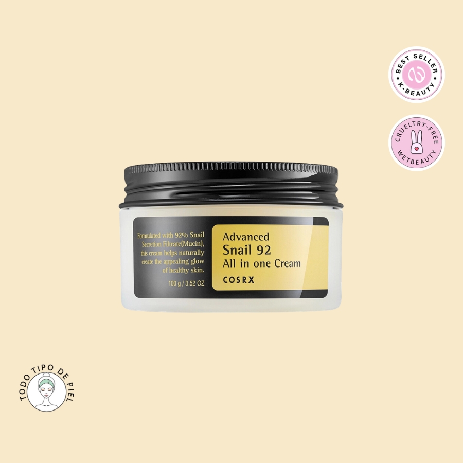 COSRX - Advanced Snail 92 All In One Cream 100ml | Hidratante en Gel